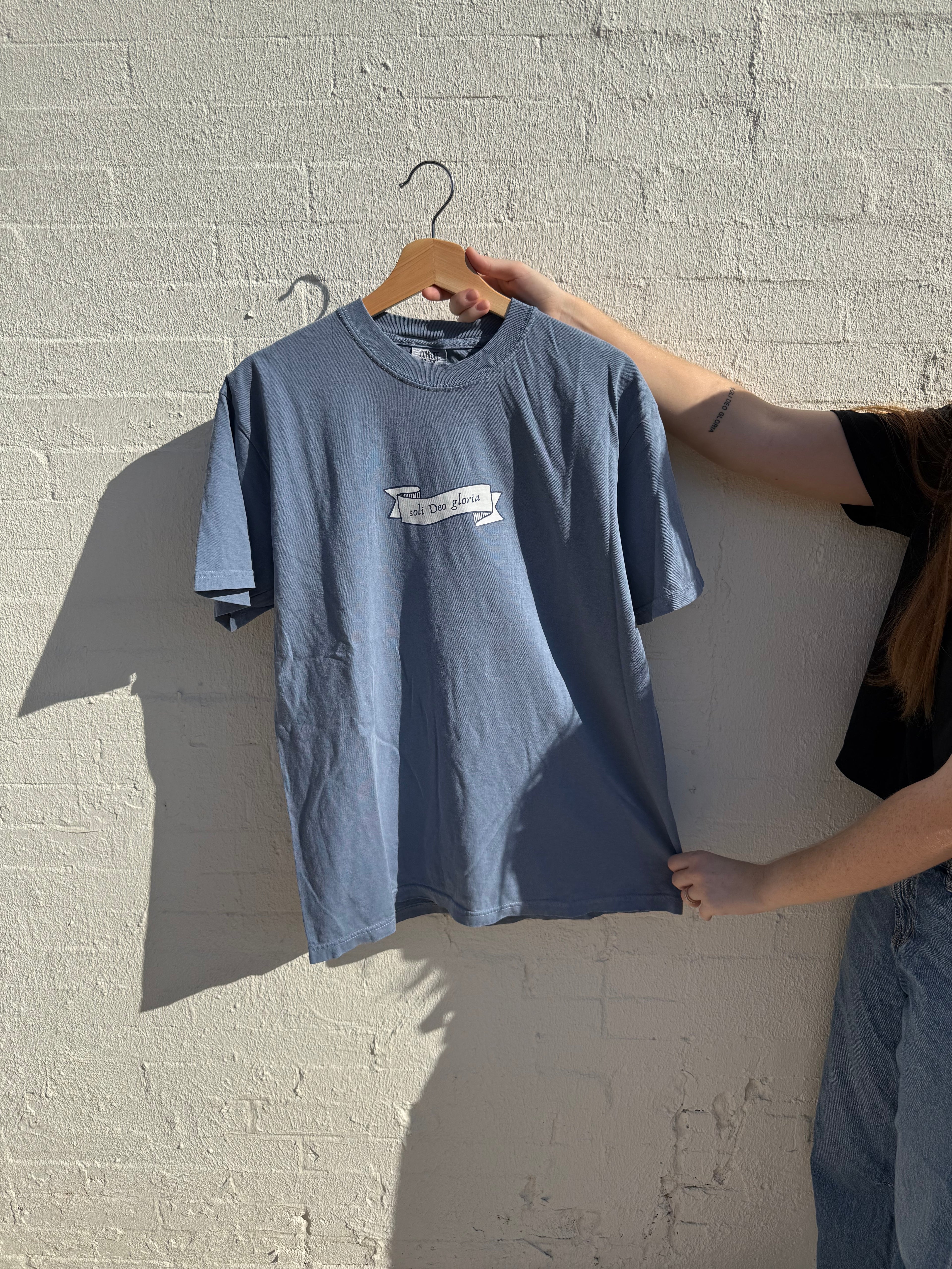 Soli Deo Gloria Banner Tee