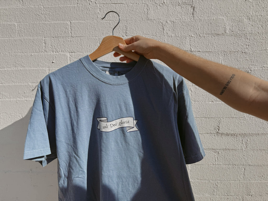 Soli Deo Gloria Banner Tee