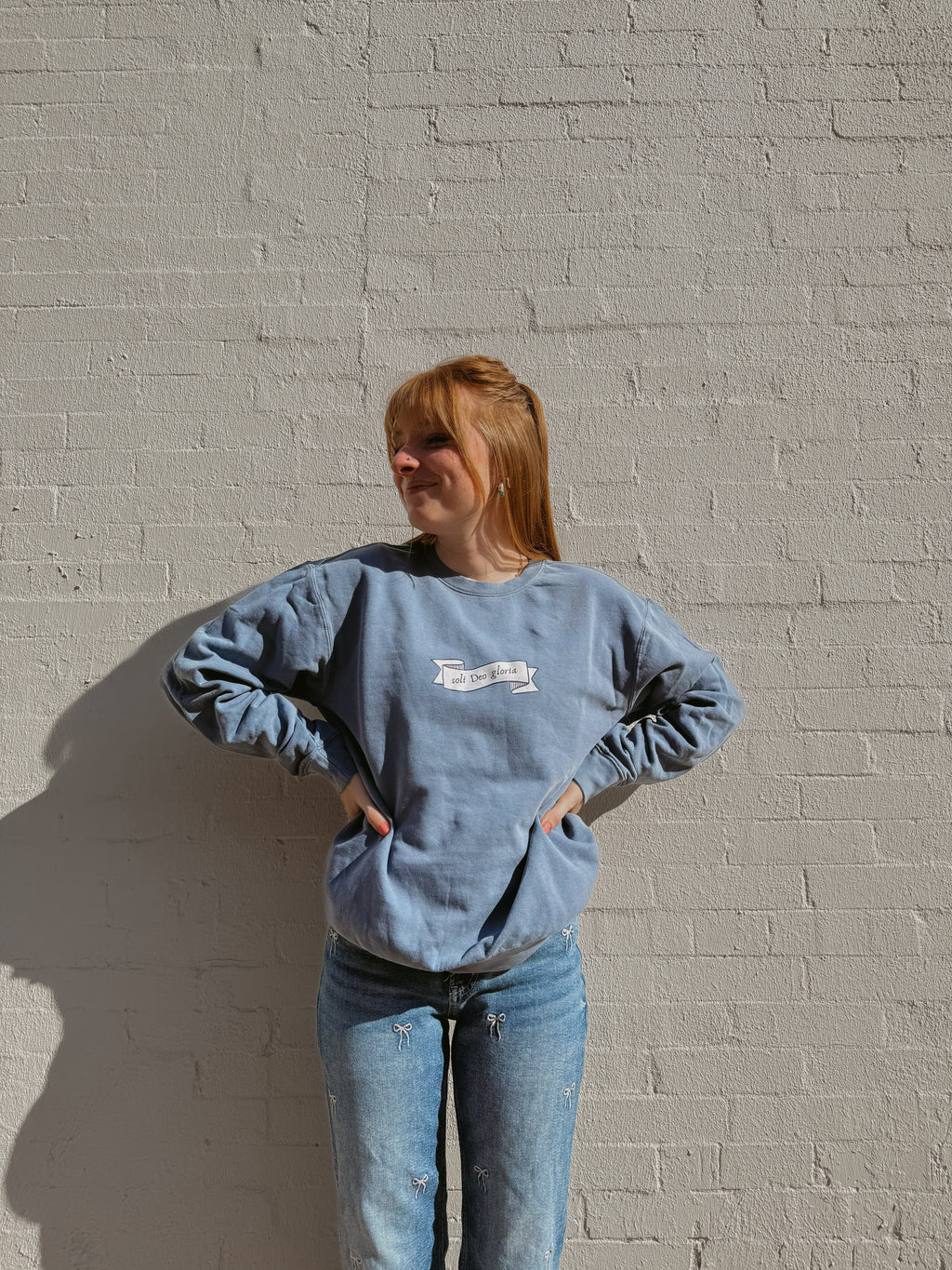 Soli Deo Gloria Banner Sweatshirt