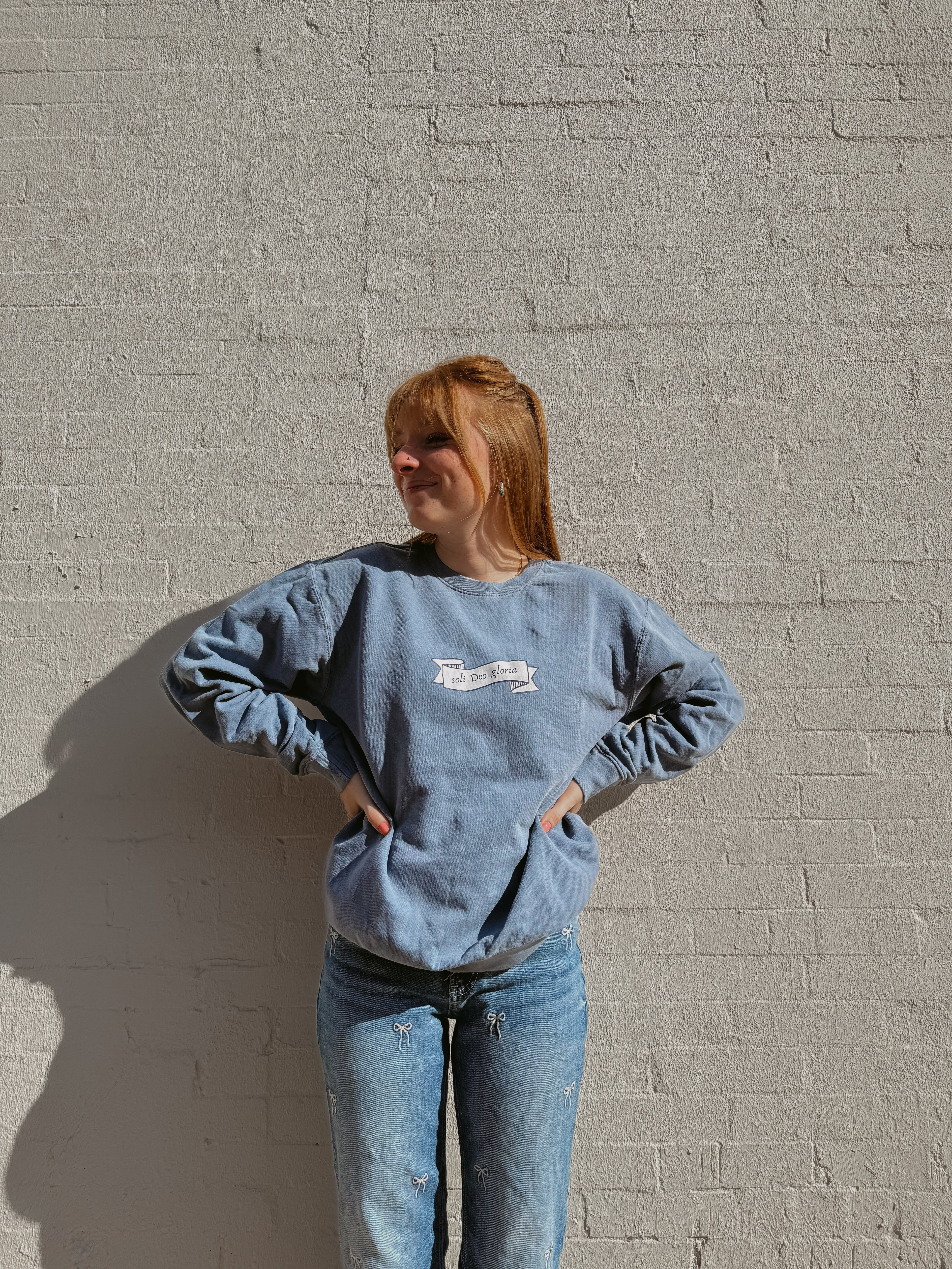 Soli Deo Gloria Banner Sweatshirt