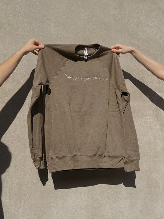 Embroidered "HCIPFY?" Sweatshirt